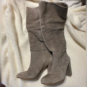 Vince Camuto Taupe Heeled Boots